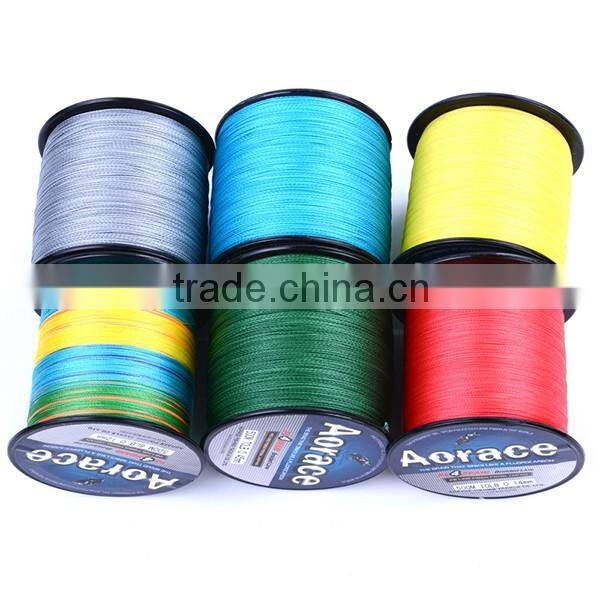 Fresh design wholesale multi optional braided wire multi filament fishing line