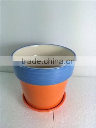 Decorative Small colourful Ceramic Flower Pots
