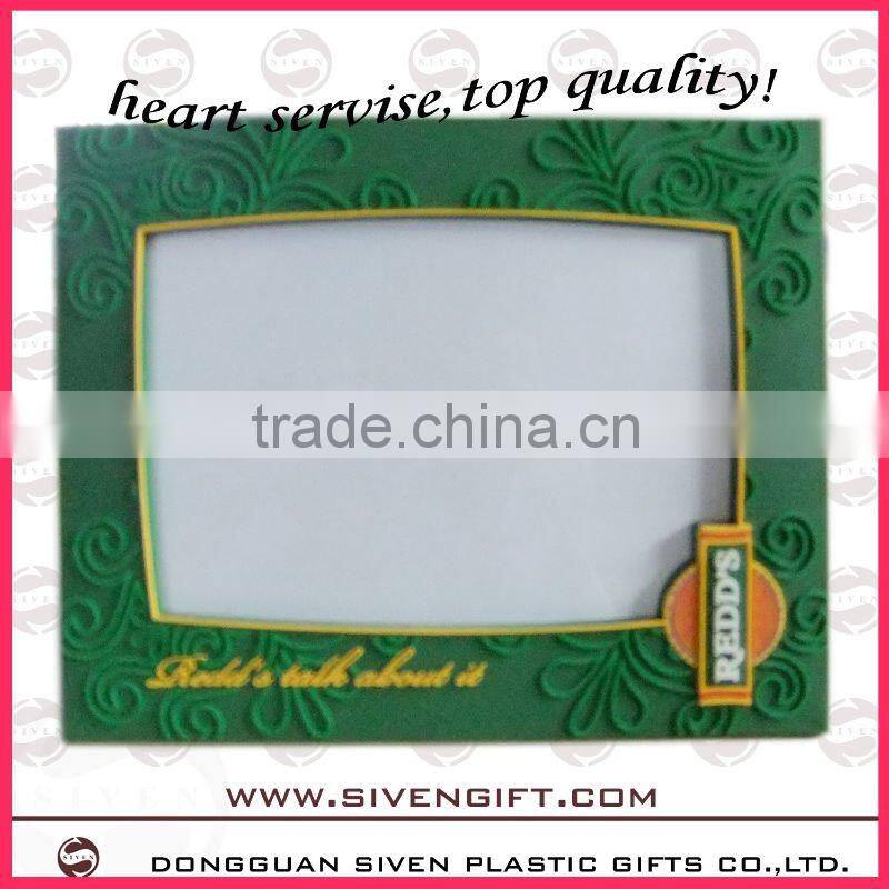 funny 3D soft pvc photo frame