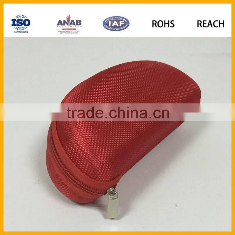 Custom Hard Fancy Shell Shape Nylon Glasses Case with Zipper