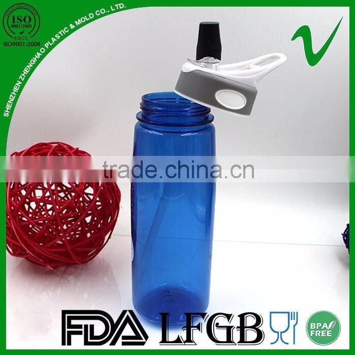 PCTG BPA free clear reusable empty 750ml plastic drink container for water