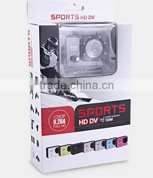Hot 2.0 inch full hd waterproof wifi sport action camera 1080p