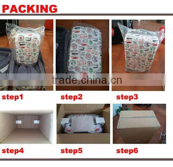 Beautiful fashion ABS hard material Luggage Trolley Case Flower design