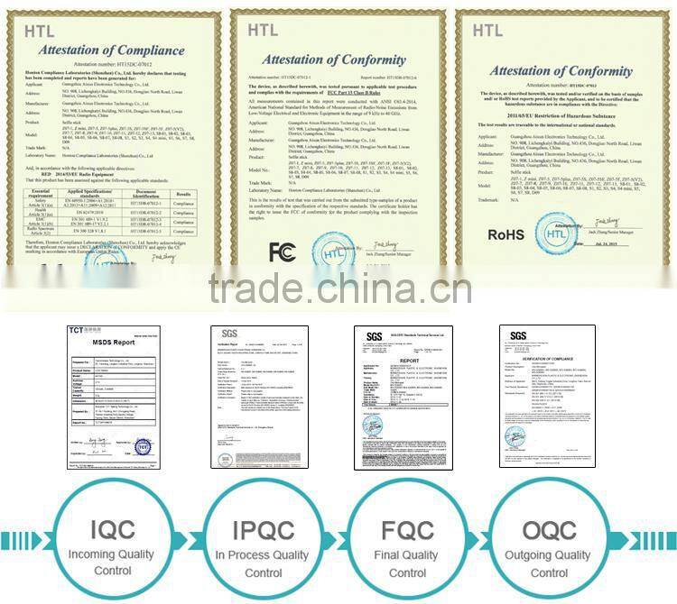 Wholesale wired cable take pole monopod selfie sticks with foldable handheld,foldable monopod Selfie-stick with cable