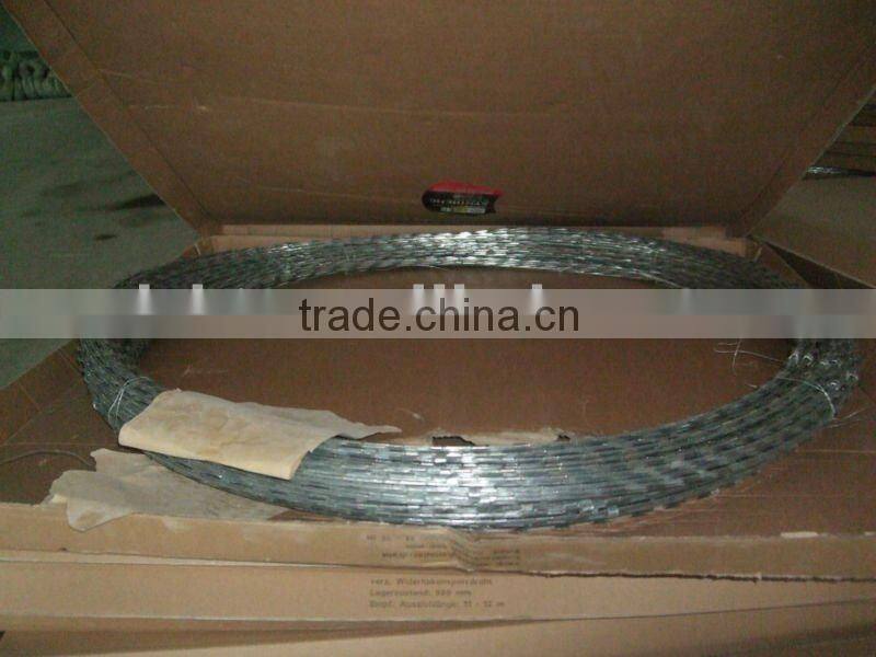 BTO-30razor barbed wire hot dipped galvanized technology