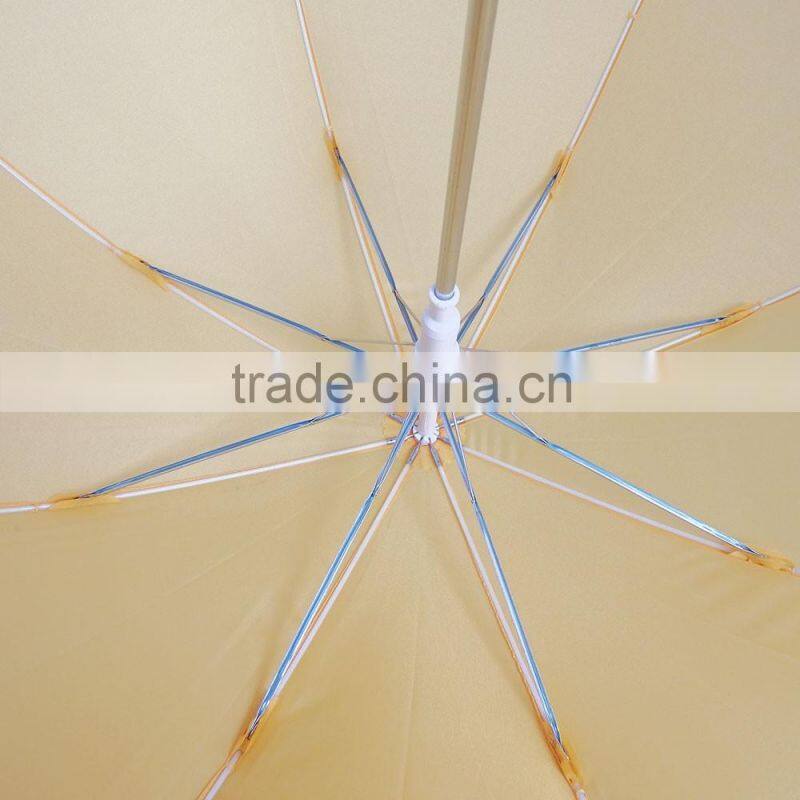 Yellow cheap market promotional umbrella