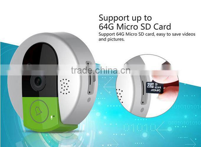2016 ip wifi camera door bell visual on mobile