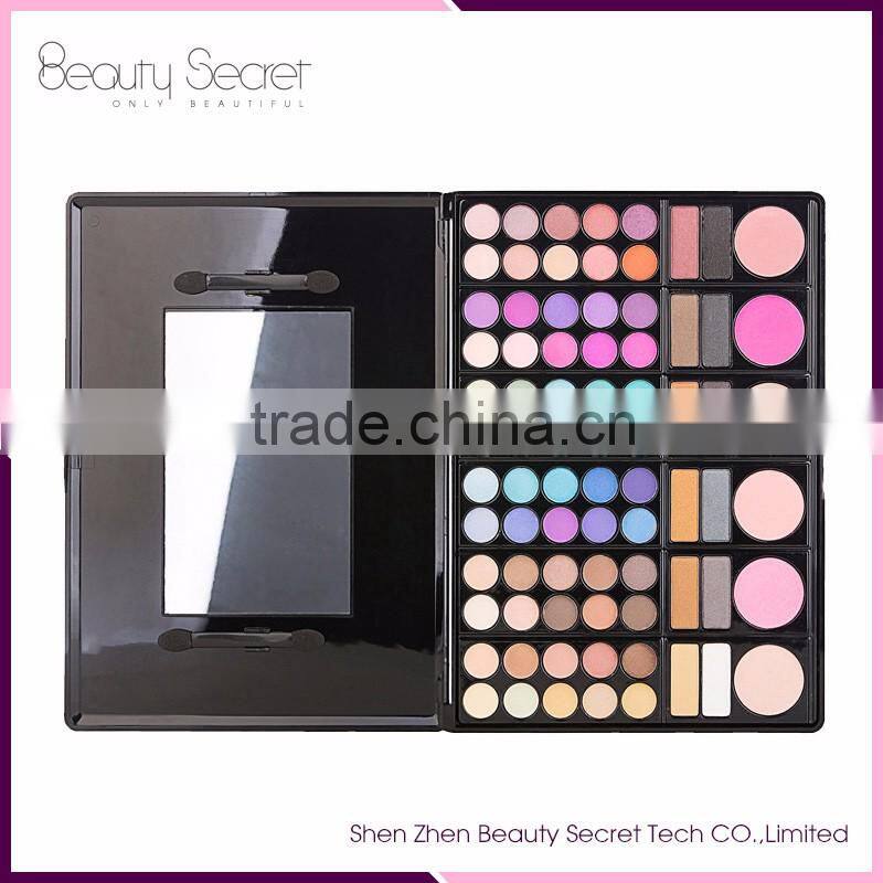 2016 Hot Selling Waterproof 78 Color Makeup Blusher Eyeshadow Palette