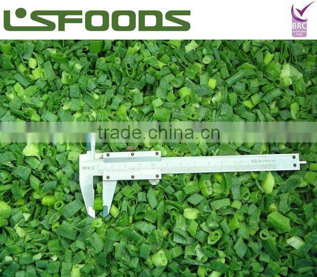 IQF Frozen sliced green onion spring onion