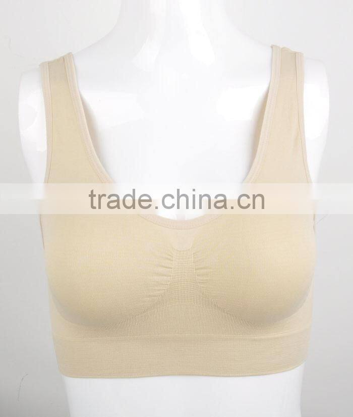 New U Back Sport Yoga Bra Leisure Seamless Genie Bra Camisole Exercise Crop Tops Non Padded 3pcs/set