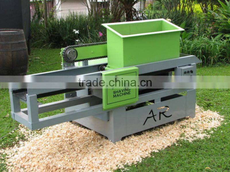 Thickness adjustable automatic wood shaving machine for sale