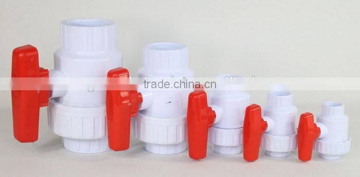 UPVC LEVEL HANDLE OCTAGONAL BALL VALVE