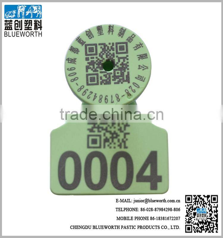Blueworth two piece small size ear tag for shore with 7 different colors