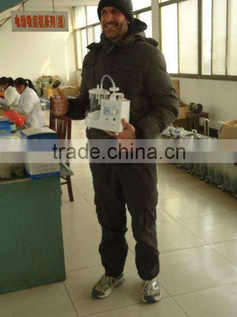 Phlegm suction device with 1000ml high impact crack resistant polycarbonate jar