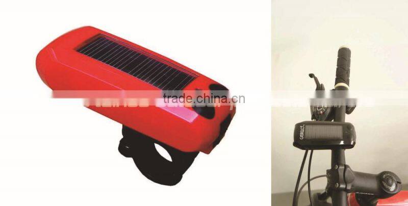 nice design hot sale front solar bike light bicycle accessory