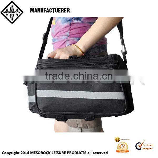 Bike Bicycle Cycling Travel Rear Seat Rack Shoulder Camel Bag Trunk Pannier Handbag