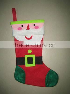 BSCI Hot selling Christmas stocking for decoration