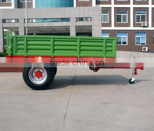 7CX-2T 2 wheel axles trailer for tractor used
