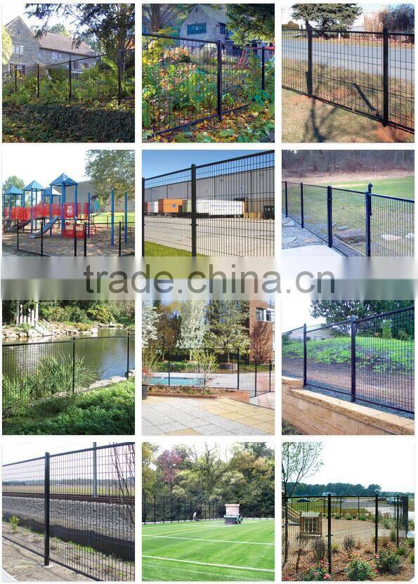 Galvanized grass land zinc steel fence for garden
