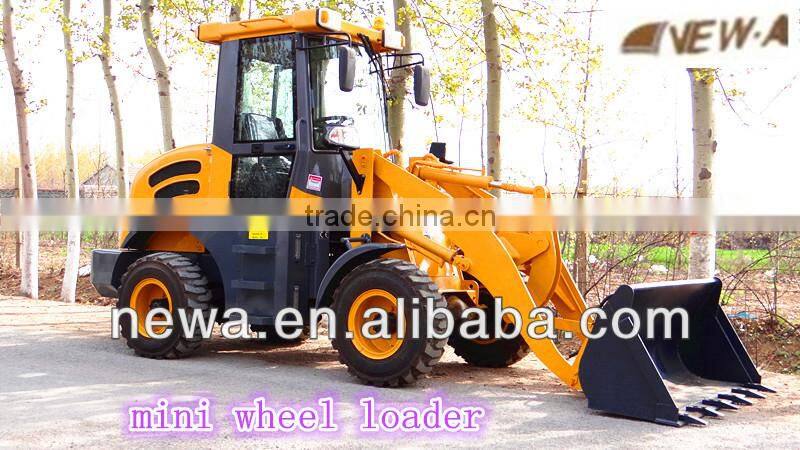 2016 new model 1.2ton mini wheel loader