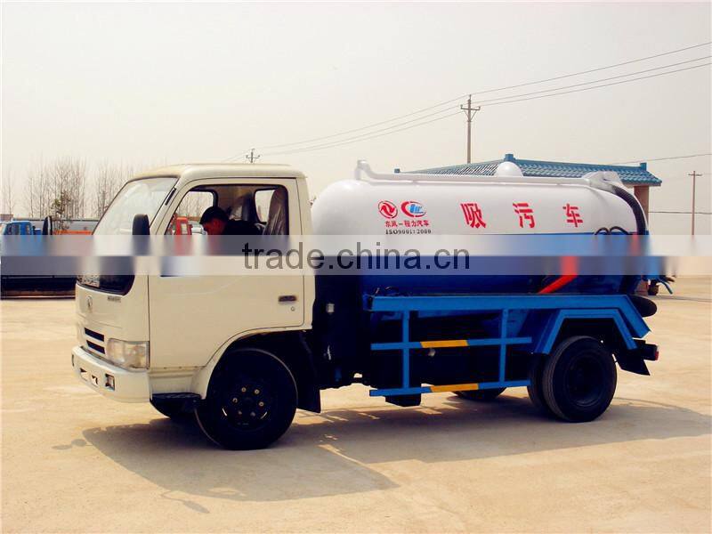 chinese famous brand 4000l dongfeng sewage trucks for good sale