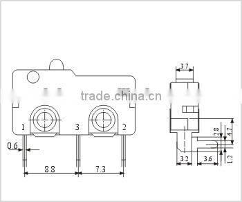 Electronic micro switch KW4-Z1R