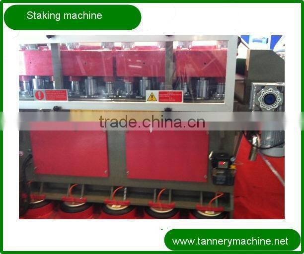 China cheaper 1600 to 3200mm leather vibration staking machine