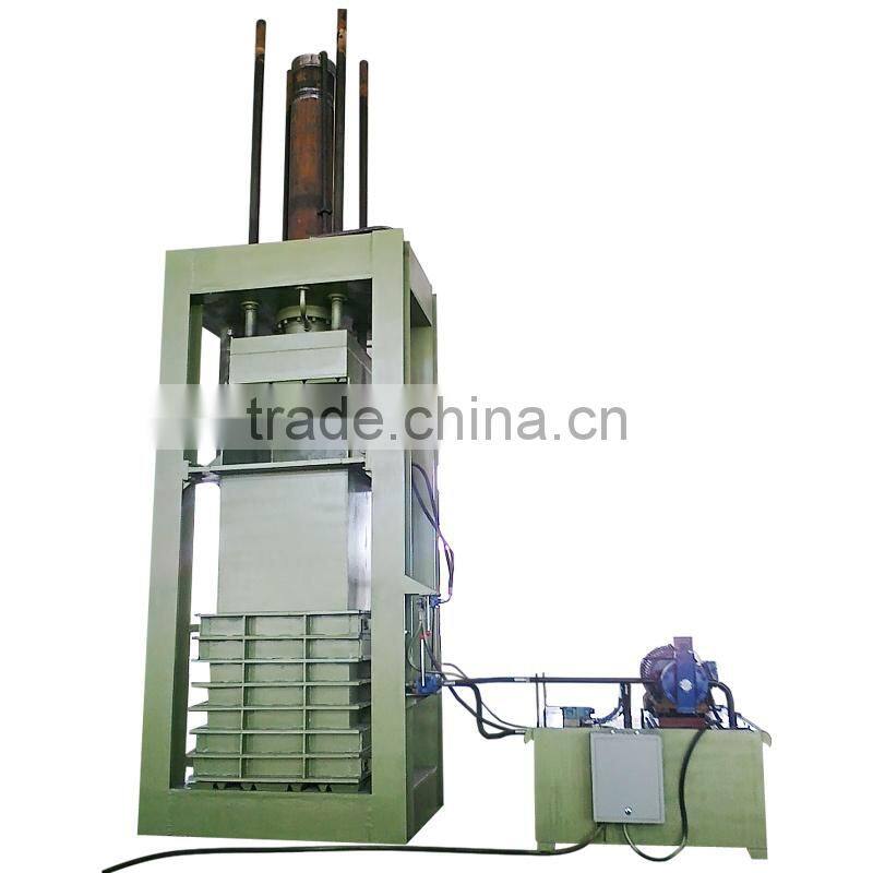 hydraulic carton compress baler machine for used clothes
