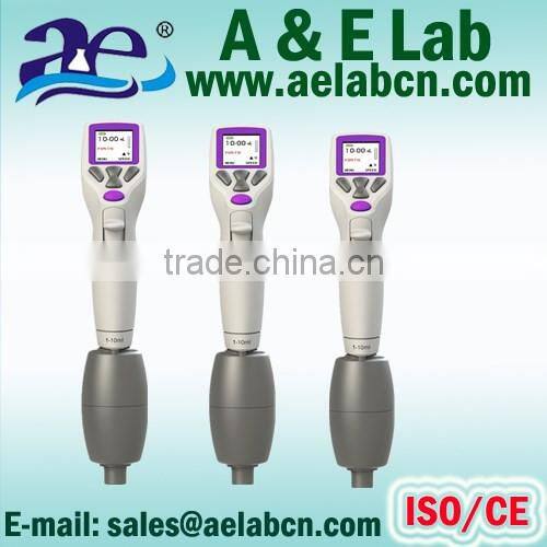 A&E Lab Electronic Pipette pass ISO/CE/ROHS/FC Certificate