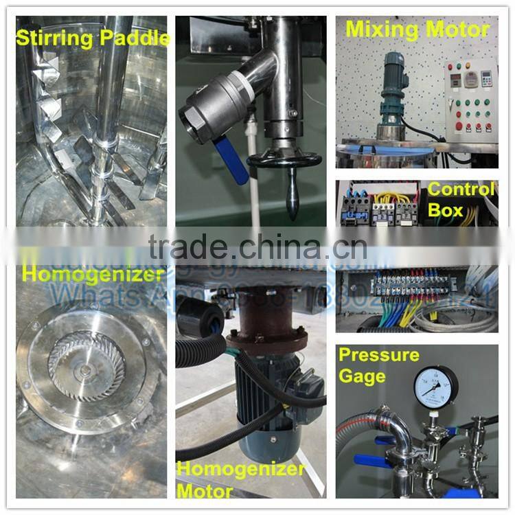 High quality CE approved 2000L machines for to make shampoo