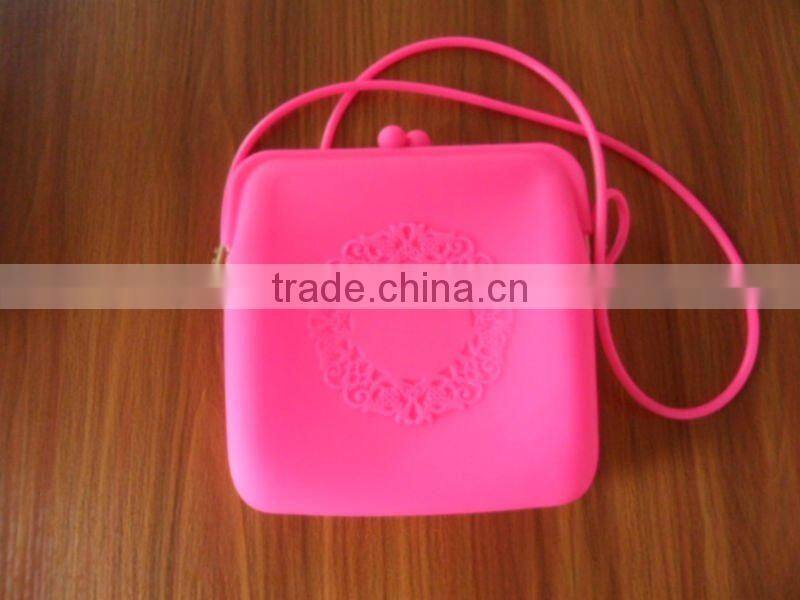 2012 Free packing Latest Fashion Silicone Ladies Handbag