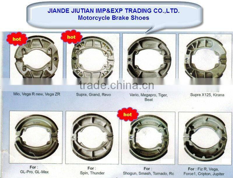 motorcycle brake shoes system JS50