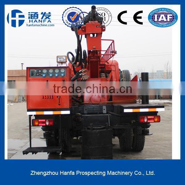 for water well drilling, truck mounted HFT350A water well drilling machine