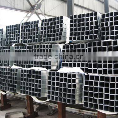 75*125*1.75mm HOT dipped galvanized GI square steeltube structure building