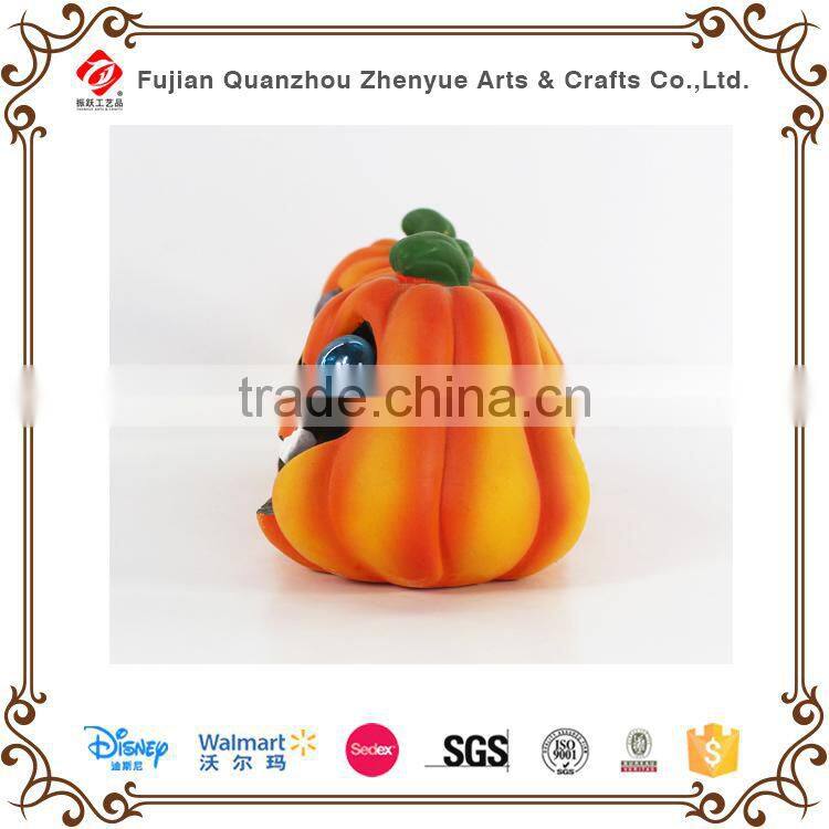 Hotsale resin Halloween pumpink souvenir .