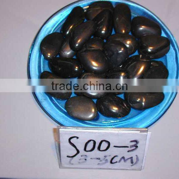 Newstar natural black river rocks