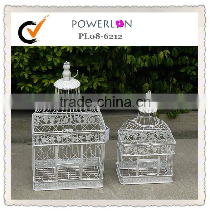 2015 decor outdoor garden shabby and chic metal bird cage
