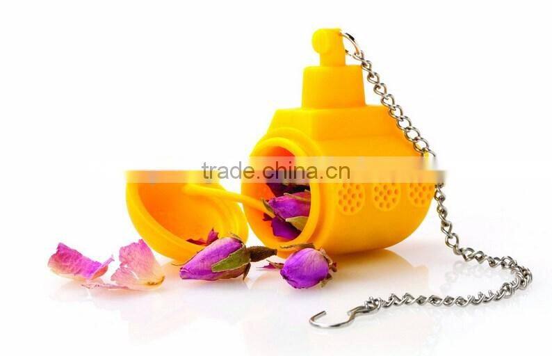 Yellow Submarine Silicone Tea Infuser,Silicone Tea Strainer,Silicone Tea Holder