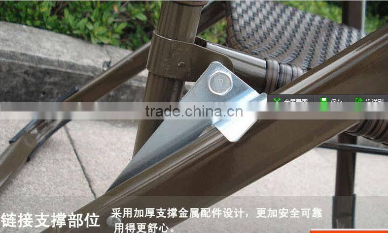 Leisures rattan beach chair,outdoor high back rattan chair