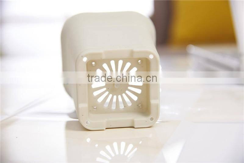 Plastic Tall Fleshiness Square Flower Pot