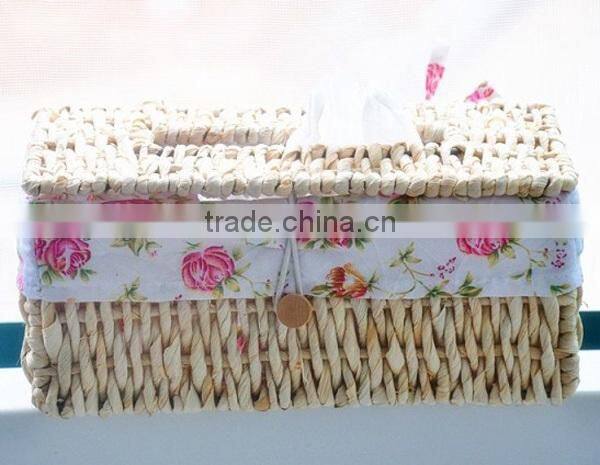 decorative wicker tissue box wholesale