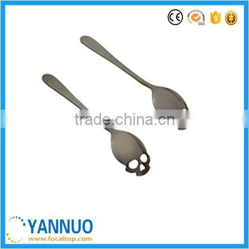 Easter Syle Skull Vacuum Plating Stainless Steel Spoons