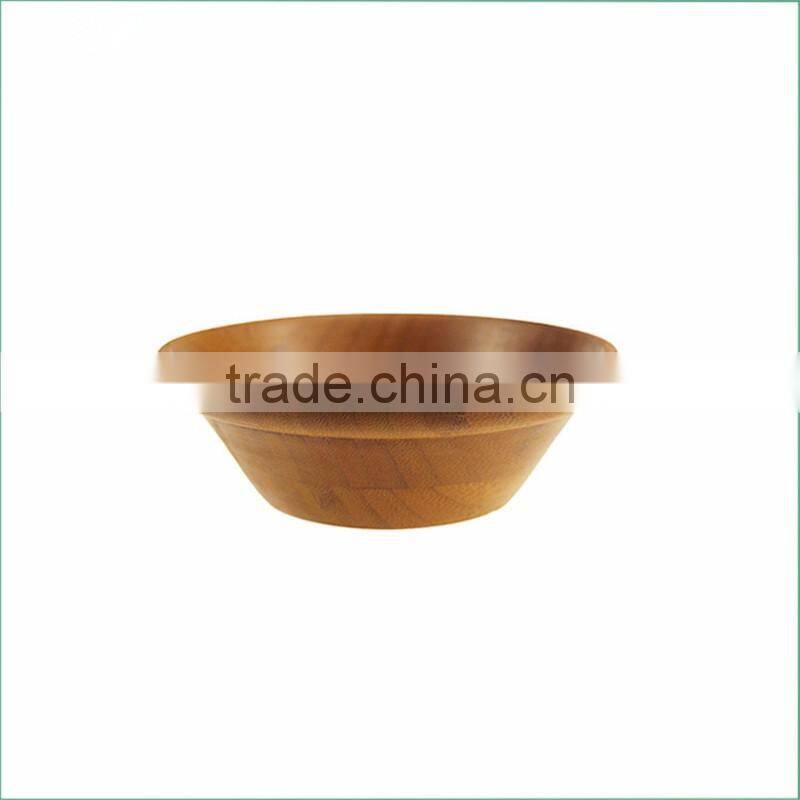 Home Adult Baby Fruit Salad Bowl Retro Bamboo Tableware Custom Processing