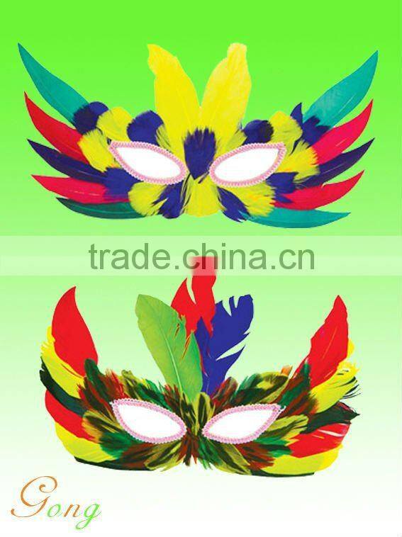 2013 Hot Sale Funny Feather Mask