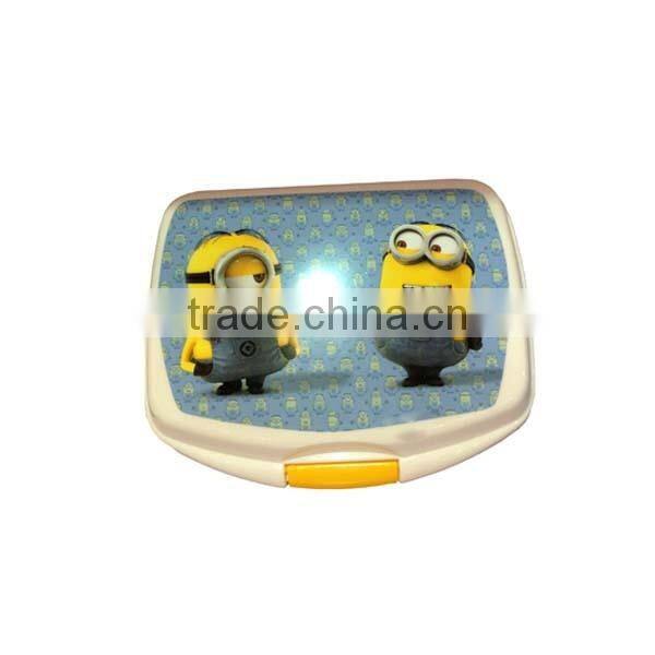 Plastic school lunch box containers