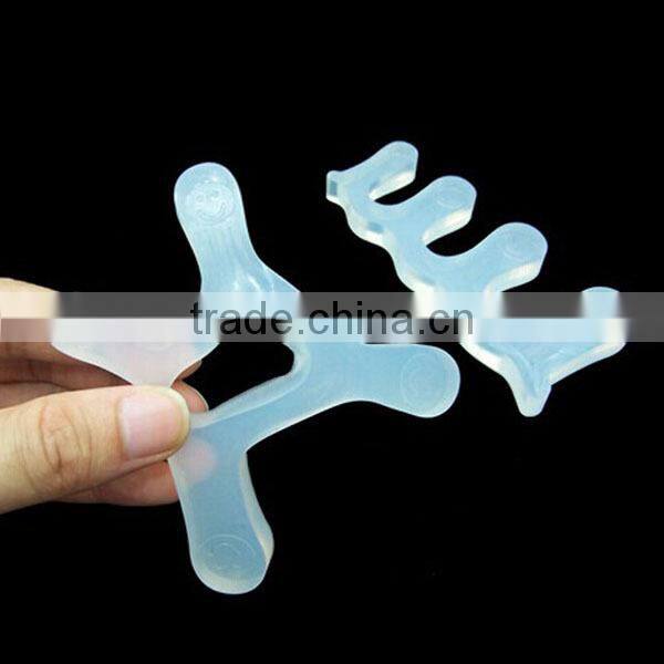 Beautifulpurple color silicone toe separator