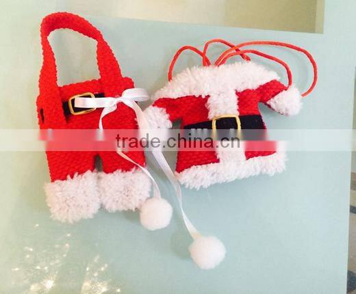 Hot-selling Christmas Tableware Storage Kits Cute Christmas Table Knife And Fork Decorative Cover Holder, Christmas Decorations