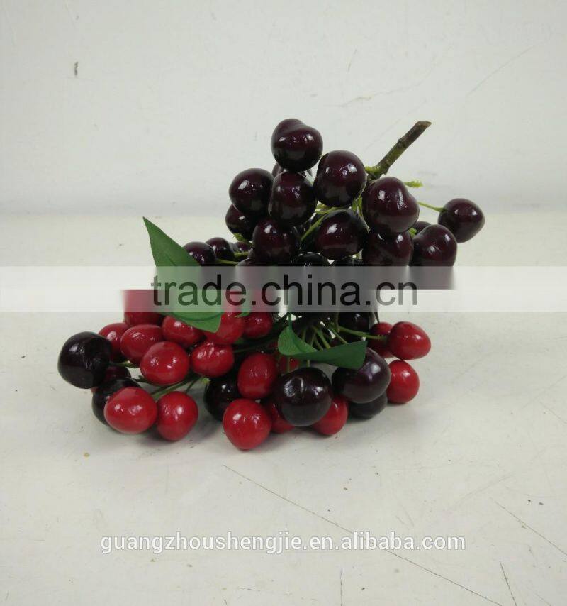 fake cherries fake grapes fake Clausena lansium artificial decorative fruits