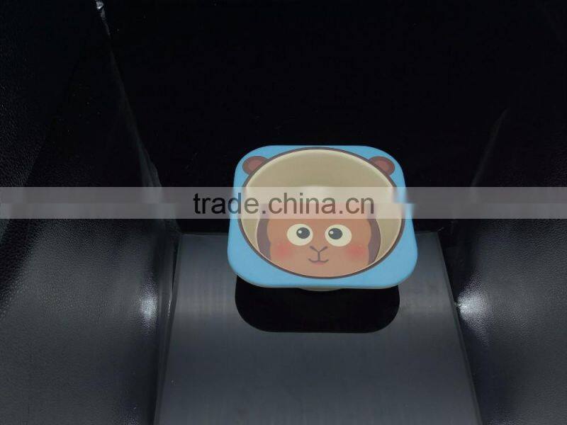 eco friendly biodegradable bamboo fibre plant fibre kid's dinnerware set