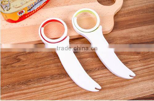 Wholesale Stock Small Order Plastic Multifunction Can Opener, Wine Bottle Opener